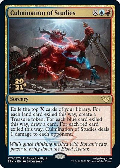 Culmination of Studies [Strixhaven: School of Mages Prerelease Promos] - Destination Retro