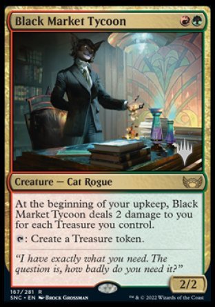 Black Market Tycoon (Promo Pack) [Streets of New Capenna Promos] - Destination Retro