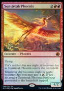 Sunstreak Phoenix [Innistrad: Midnight Hunt Prerelease Promos] - Destination Retro