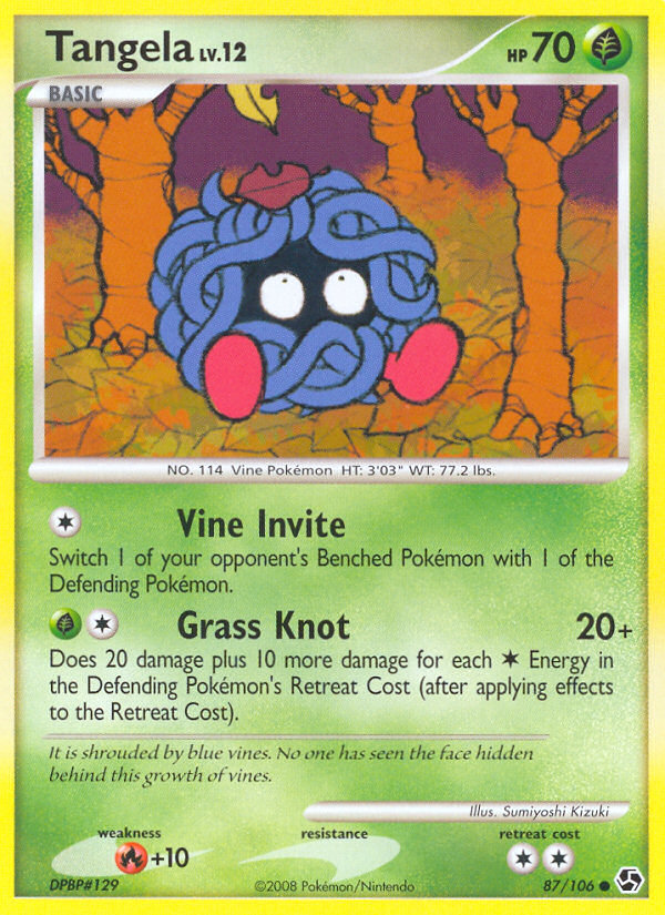 Tangela (87/106) [Diamond & Pearl: Great Encounters] - Destination Retro