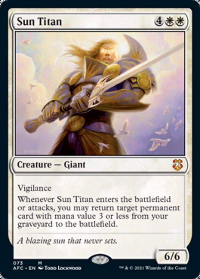 Sun Titan [Dungeons & Dragons: Adventures in the Forgotten Realms Commander] - Destination Retro