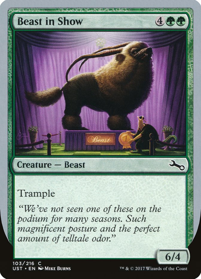 Beast in Show ("We've not seen one...") [Unstable] - Destination Retro