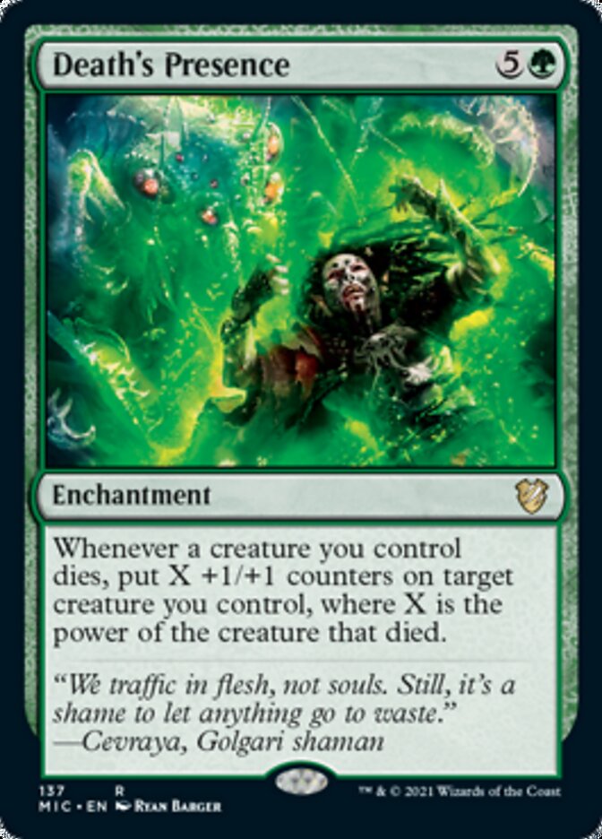 Death's Presence [Innistrad: Midnight Hunt Commander] - Destination Retro