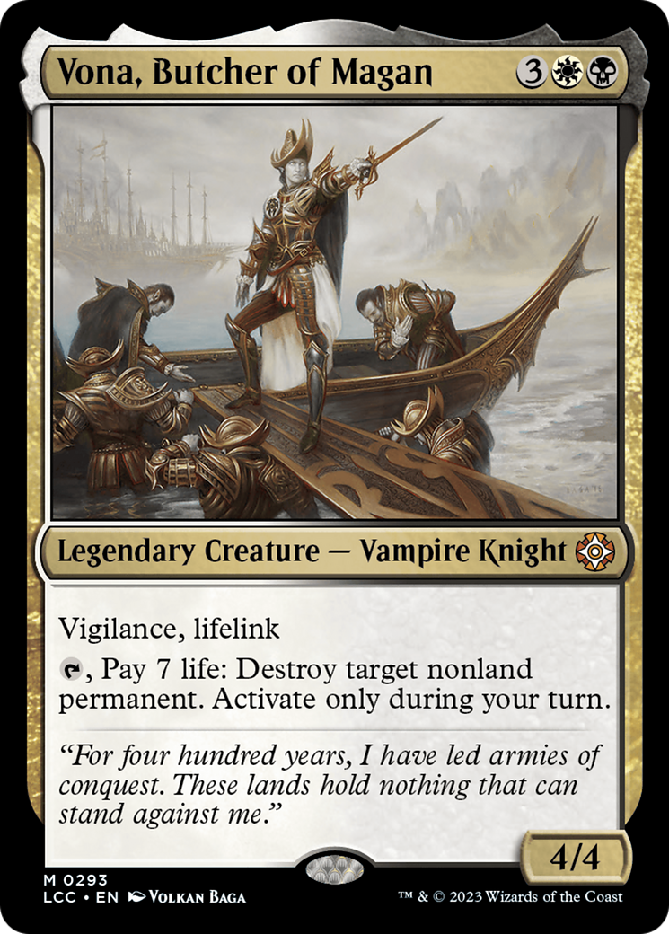 Vona, Butcher of Magan [The Lost Caverns of Ixalan Commander] - Destination Retro