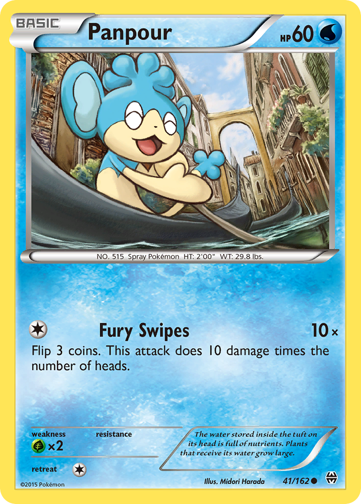 Panpour (41/162) [XY: BREAKthrough] - Destination Retro