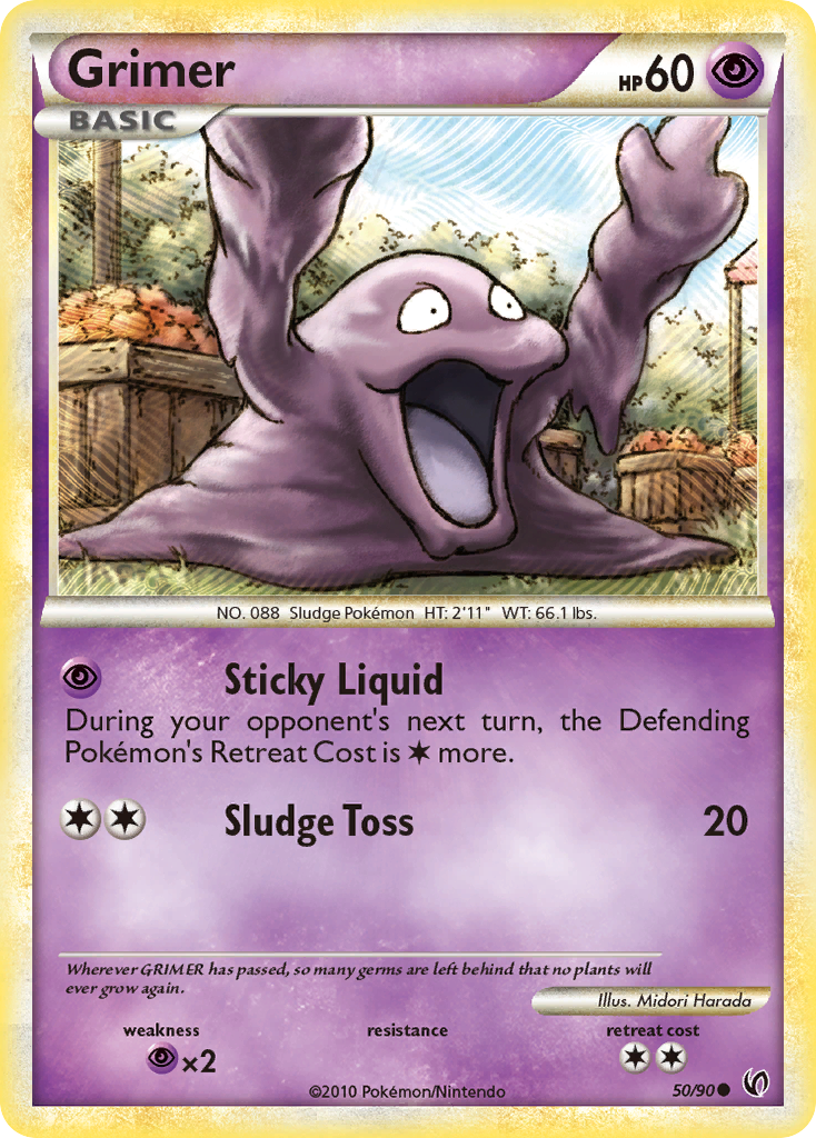 Grimer (50/90) [HeartGold & SoulSilver: Undaunted] - Destination Retro