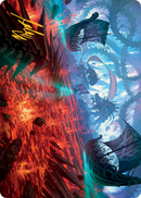 Invasion of Kaldheim Art Card (Gold-Stamped Signature) [March of the Machine Art Series] - Destination Retro