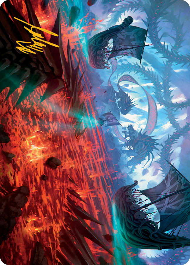 Invasion of Kaldheim Art Card (Gold-Stamped Signature) [March of the Machine Art Series] - Destination Retro