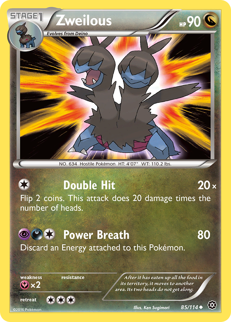 Zweilous (85/114) [XY: Steam Siege] - Destination Retro