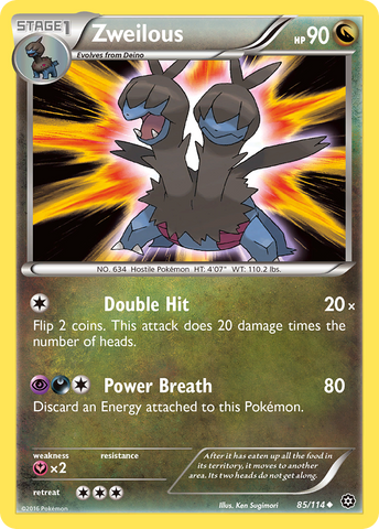 Zweilous (85/114) [XY: Steam Siege] - Destination Retro