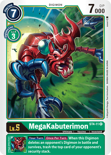 MegaKabuterimon [ST4-11] [Starter Deck: Giga Green] - Destination Retro