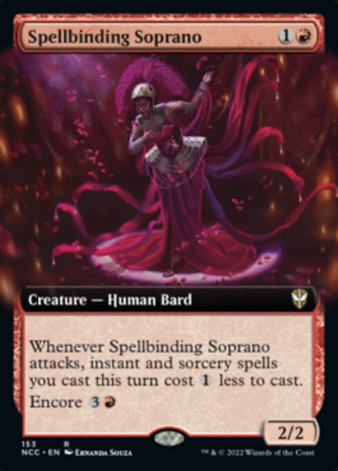 Spellbinding Soprano (Extended Art) [Streets of New Capenna Commander] - Destination Retro
