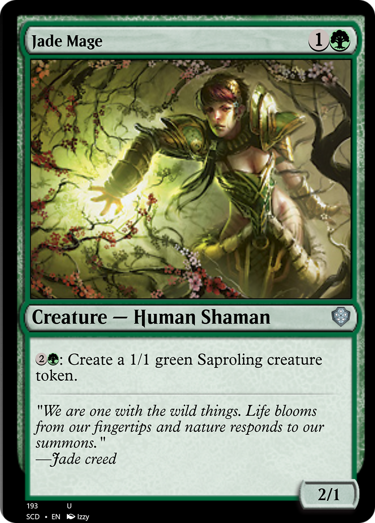 Jade Mage [Starter Commander Decks] - Destination Retro