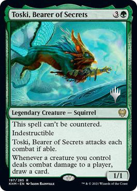 Toski, Bearer of Secrets (Promo Pack) [Kaldheim Promos] - Destination Retro