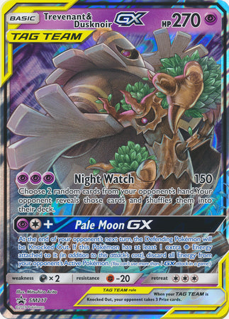 Trevenant & Dusknoir GX (SM217) (Jumbo Card) [Sun & Moon: Black Star Promos] - Destination Retro