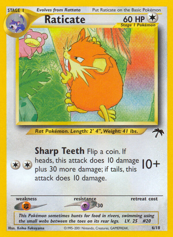 Raticate (6/18) [Southern Islands] - Destination Retro