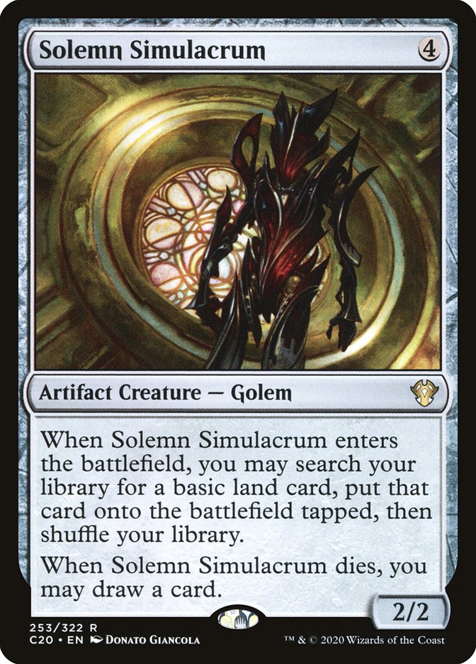 Solemn Simulacrum [Commander 2020] - Destination Retro