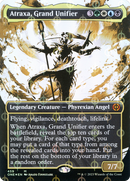 Atraxa, Grand Unifier (Borderless Ichor Step-and-Compleat Foil) [Phyrexia: All Will Be One] - Destination Retro