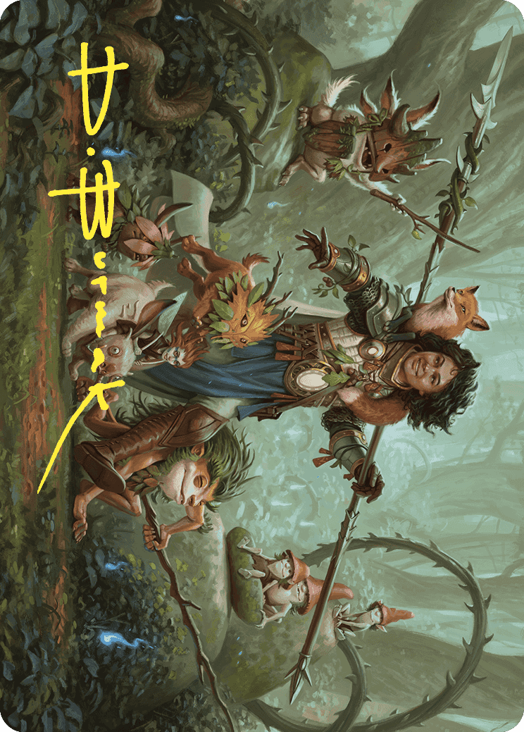 Ellivere of the Wild Court Art Card (Gold-Stamped Signature) [Wilds of Eldraine Art Series] - Destination Retro