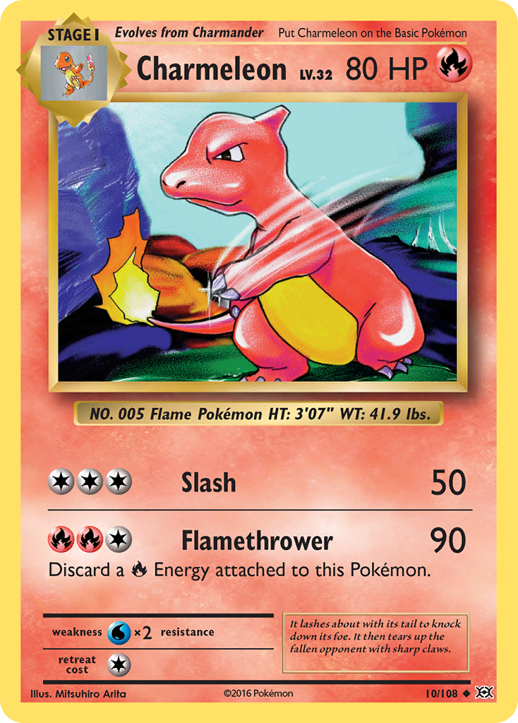 Charmeleon (10/108) [XY: Evolutions] - Destination Retro
