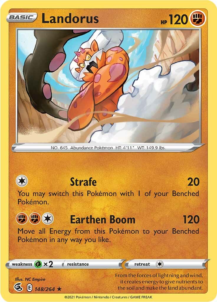 Landorus (148/264) [Sword & Shield: Fusion Strike] - Destination Retro