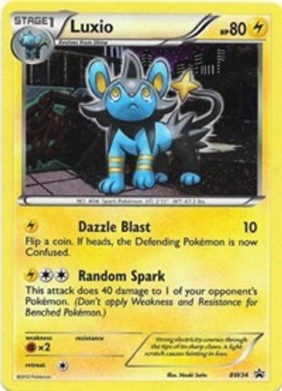 Luxio (BW34) (Cosmos Holo) [Black & White: Black Star Promos] - Destination Retro