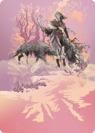 Arlinn, the Pack's Hope 2 Art Card [Innistrad: Midnight Hunt Art Series] - Destination Retro