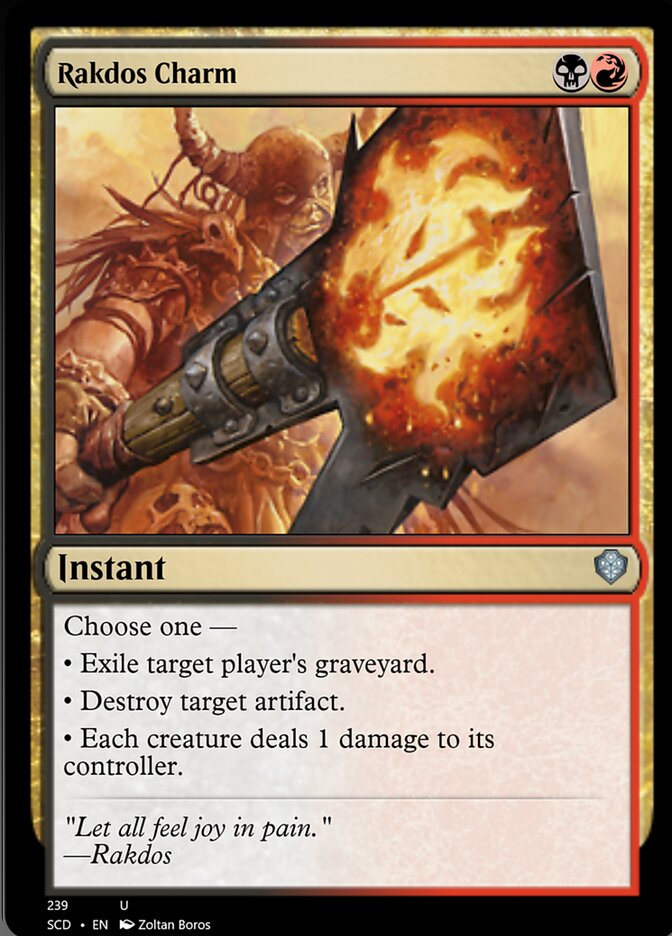 Rakdos Charm [Starter Commander Decks] - Destination Retro