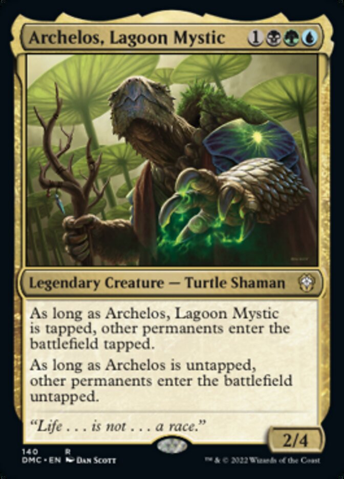 Archelos, Lagoon Mystic [Dominaria United Commander] - Destination Retro