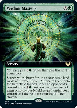 Verdant Mastery (Extended) [Strixhaven: School of Mages] - Destination Retro