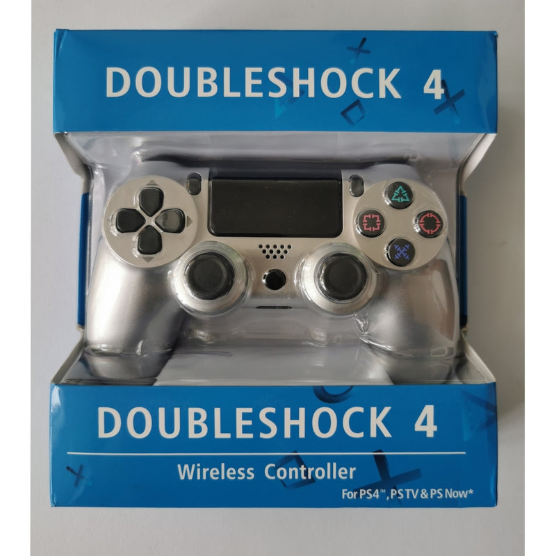 PS4 - Controller - Doubleshock 4 (Silver) - Destination Retro