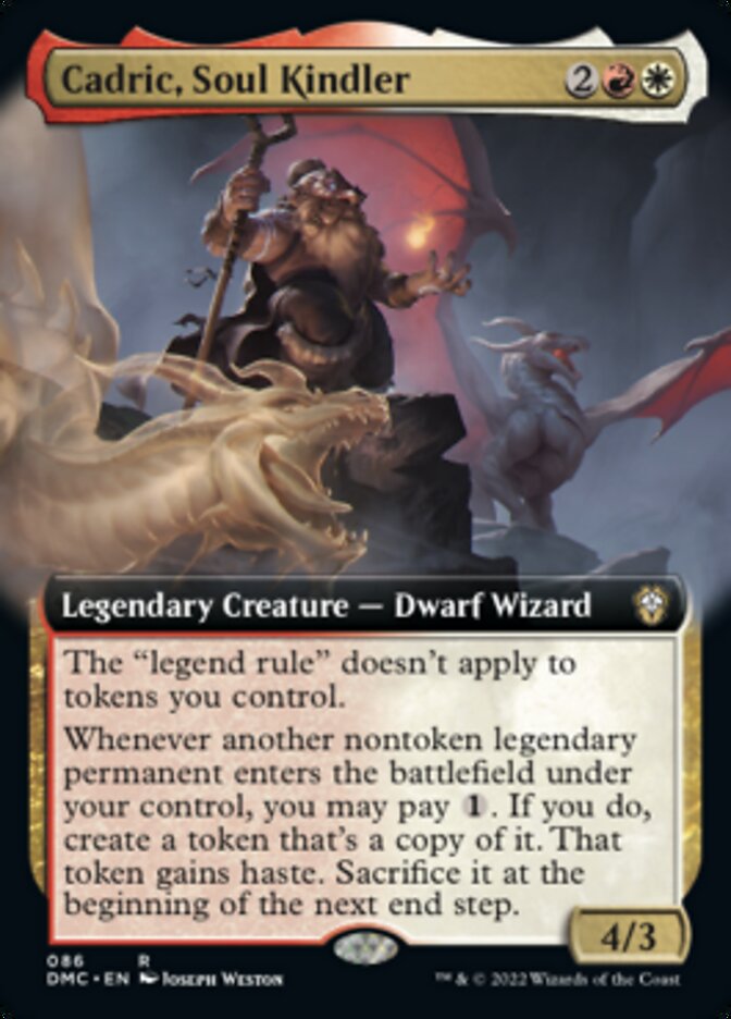 Cadric, Soul Kindler (Extended Art) [Dominaria United Commander] - Destination Retro