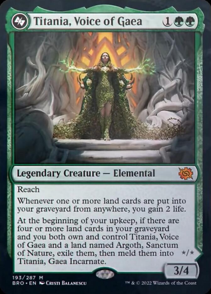 Titania, Voice of Gaea [The Brothers' War] - Destination Retro