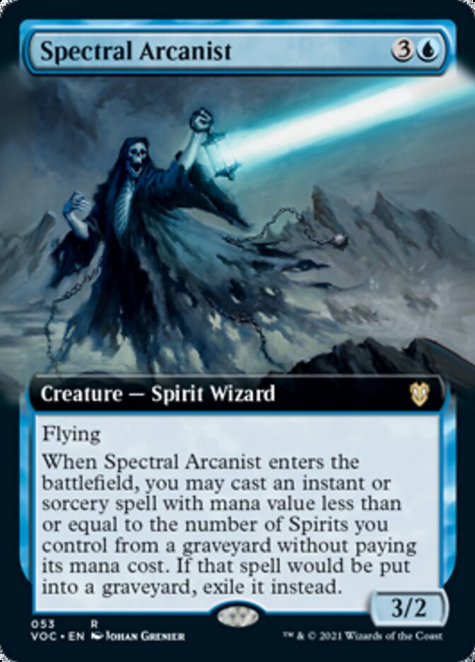 Spectral Arcanist (Extended) [Innistrad: Crimson Vow Commander] - Destination Retro