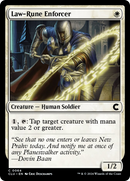 Law-Rune Enforcer [Ravnica: Clue Edition] - Destination Retro