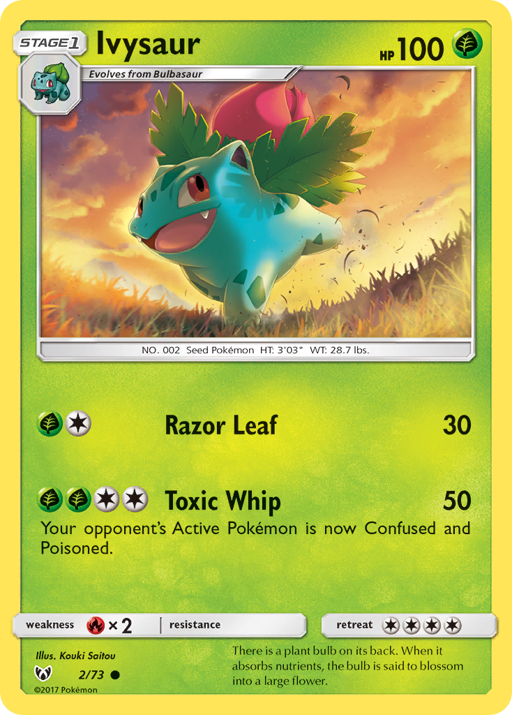 Ivysaur (2/73) [Sun & Moon: Shining Legends] - Destination Retro