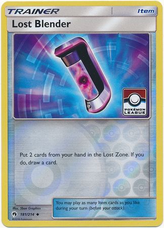 Lost Blender (181/214) (League Promo) [Sun & Moon: Lost Thunder] - Destination Retro