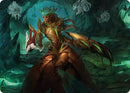 Glissa Sunslayer Art Card [Phyrexia: All Will Be One Art Series] - Destination Retro