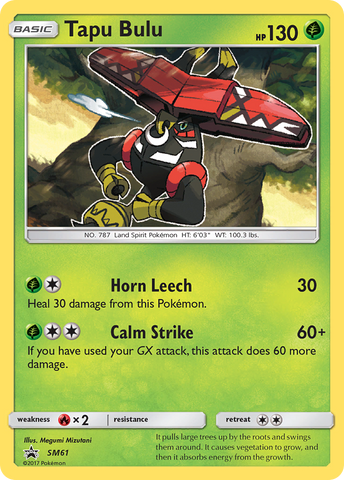 Tapu Bulu (SM61) [Sun & Moon: Black Star Promos] - Destination Retro