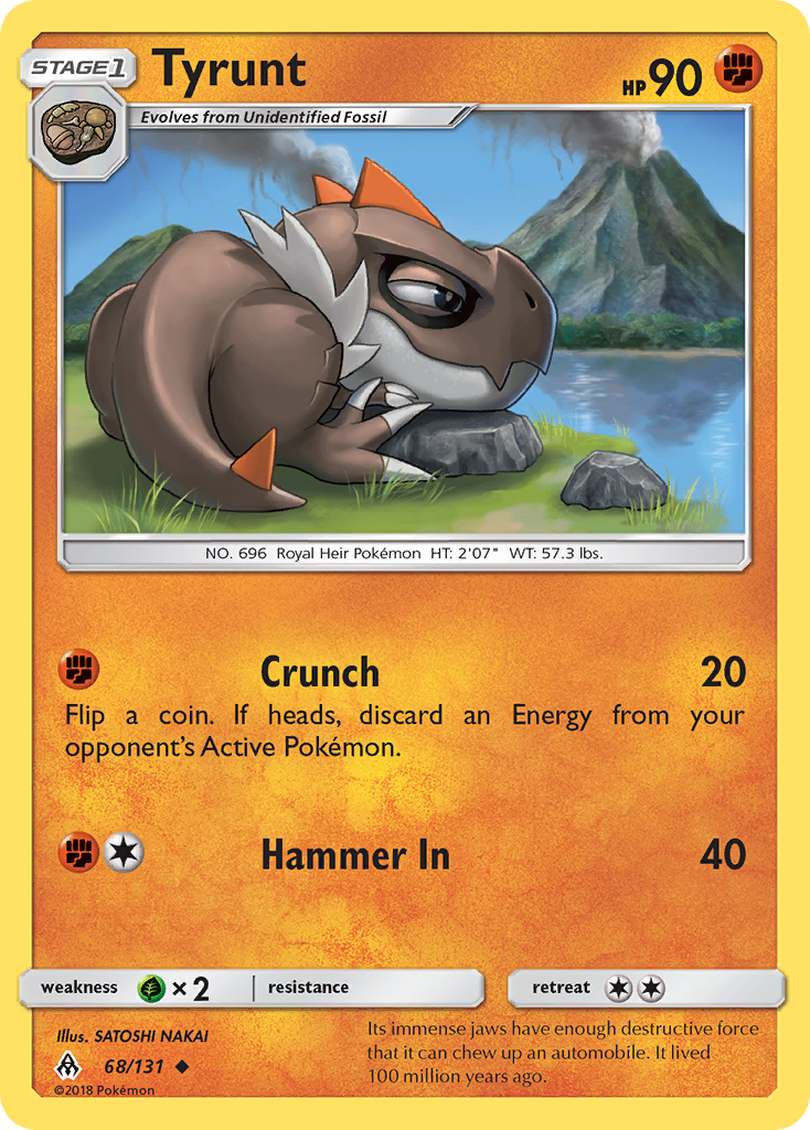 Tyrunt (68/131) [Sun & Moon: Forbidden Light] - Destination Retro