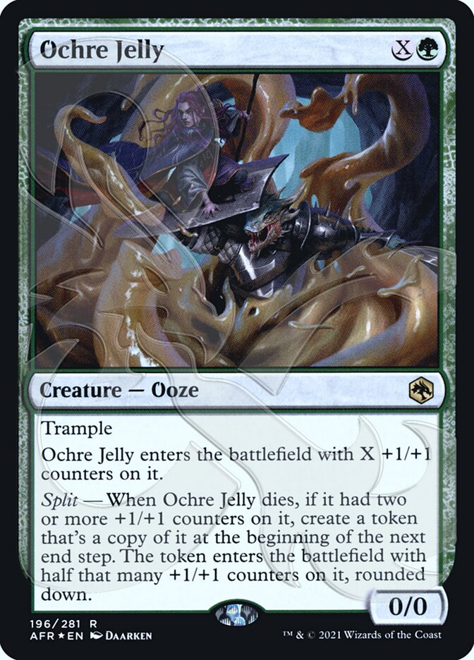 Ochre Jelly (Ampersand Promo) [Dungeons & Dragons: Adventures in the Forgotten Realms Promos] - Destination Retro