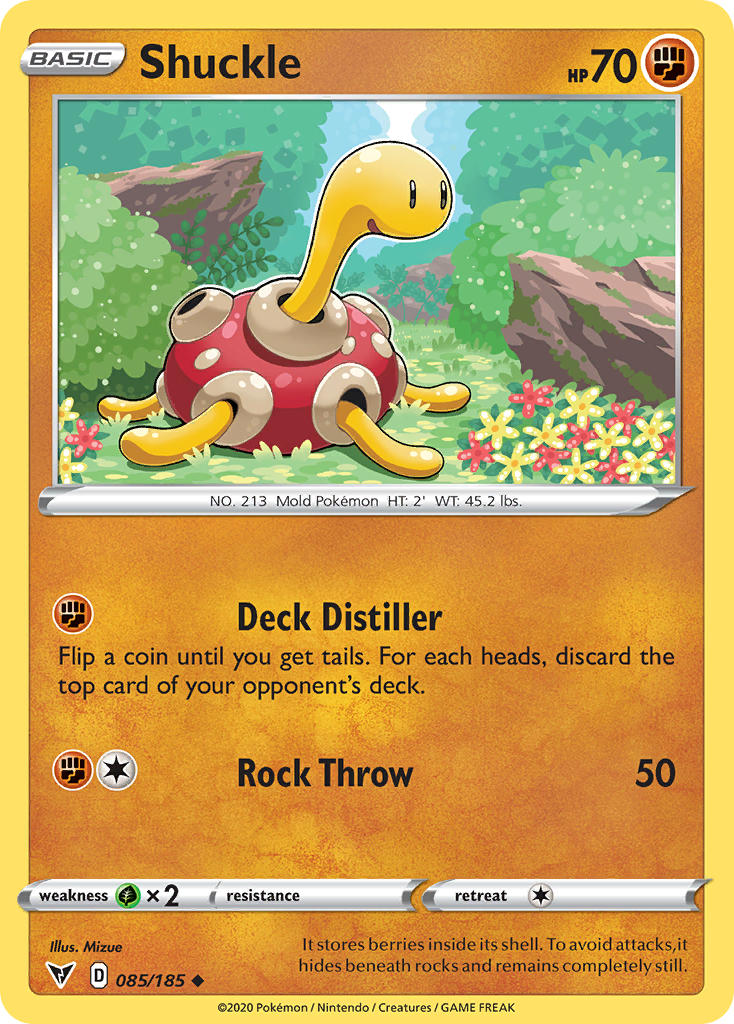 Shuckle (85) [Sword & Shield: Vivid Voltage] - Destination Retro