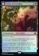 Curse of Leeches // Leeching Lurker [Innistrad: Midnight Hunt Prerelease Promos] - Destination Retro