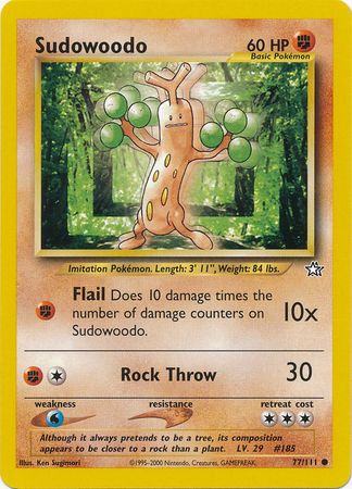 Sudowoodo (77/111) [Neo Genesis Unlimited] - Destination Retro