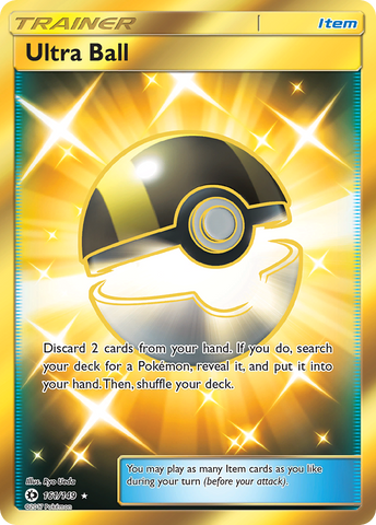Ultra Ball (161/149) [Sun & Moon: Base Set] - Destination Retro
