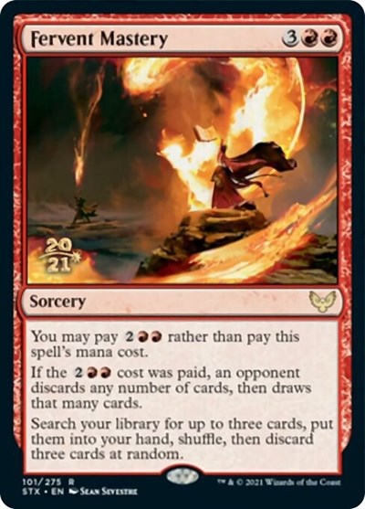 Fervent Mastery [Strixhaven: School of Mages Prerelease Promos] - Destination Retro