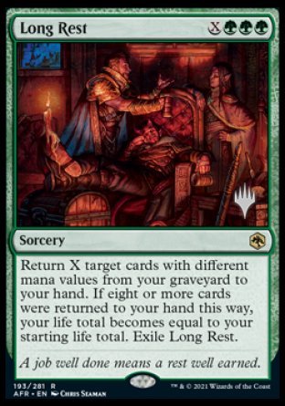 Long Rest (Promo Pack) [Dungeons & Dragons: Adventures in the Forgotten Realms Promos] - Destination Retro