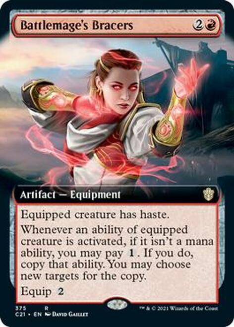 Battlemage's Bracers (Extended) [Commander 2021] - Destination Retro