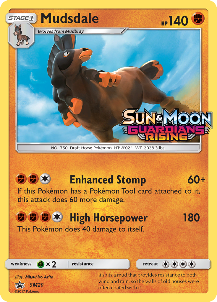 Mudsdale (SM20) [Sun & Moon: Black Star Promos] - Destination Retro