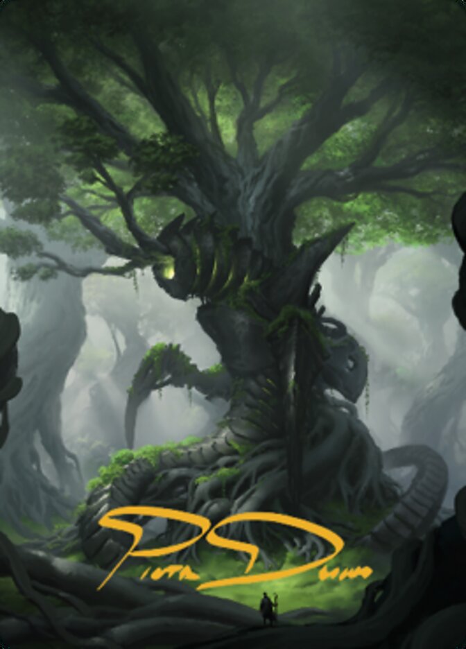 Forest Art Card (Gold-Stamped Signature) [The Brothers' War Art Series] - Destination Retro